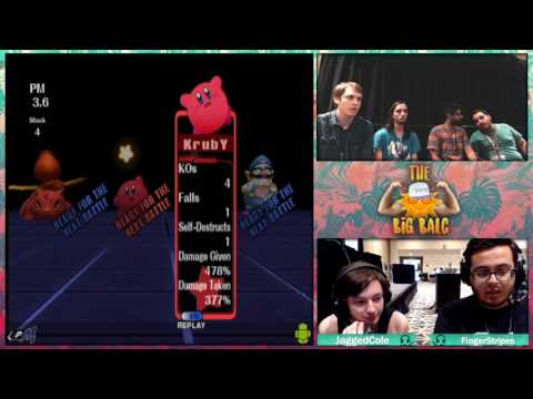 The Big Balc: Doubles - VGz|Junebug (Didd,Sheik) & Sosa (Wario) vs Mach (Ivysaur) & YadoR (Kirby)