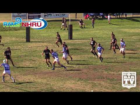 2017 RAMS NHRU Round 18 Premier 2 Highlights - Maitland v Wanderers