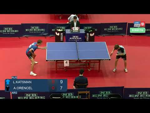KATSMAN Lev (RUS) 4-0 ORENCEL Alexis (ARG)  (2018 ESP J&C JBS 1/32F)