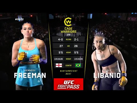 Kennedy Freeman vs Gisele Libanio full fight