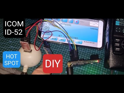 DIY-Bluetooth Hotspot Blue DV Icom 52 Dstar