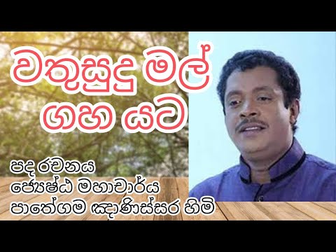 Vatusudu mal gaha yata.                     🎵Asanga Priyamantha peris🎵