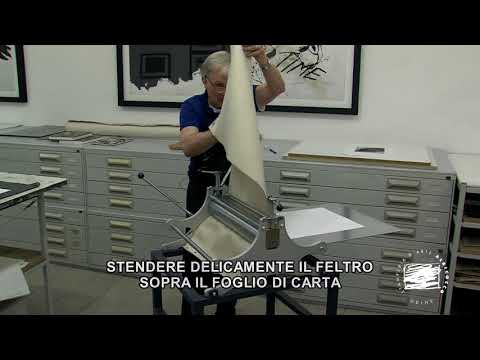 La tecnica dell' Incisione con torchio in alluminio RGM, modello TC-5070AL - Italiano