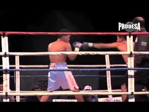 Pelea Moises Solis vs Leonardo Gonzalez - Boxeo Prodesa