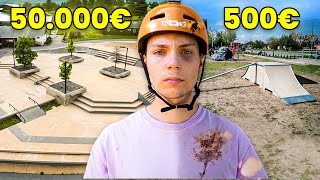 Ich Teste einen 50 000€ vs 500€ Skatepark!