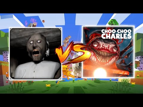 Choo Choo Charles Vs Granny and Grandpa | Gameplay Video