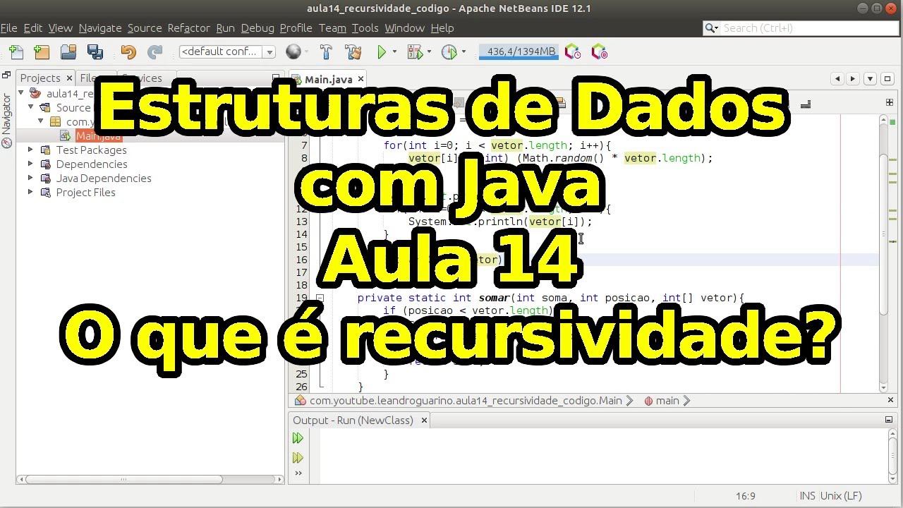 Aula 14 - Recursividade - Estruturas de Dados com Java