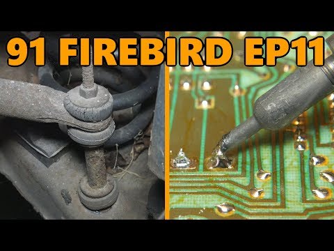 1991 Firebird Headlight Module Repair, Front Sway Bar Links (Ep.11)