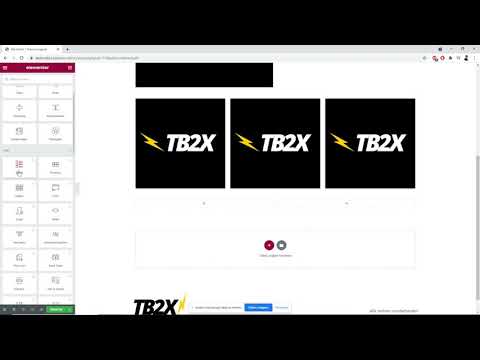 2. Het aanpassen van een bestaande pagina in Elementor - Uitleg TB2X
