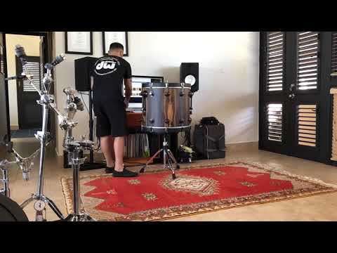 Tony Escapa’s new DW “Taz” kit.