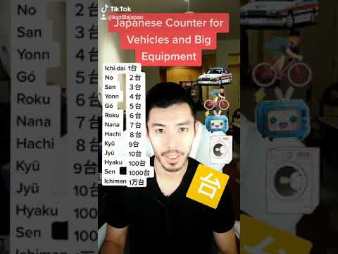 Japanese Counter for Big and Large Equipment