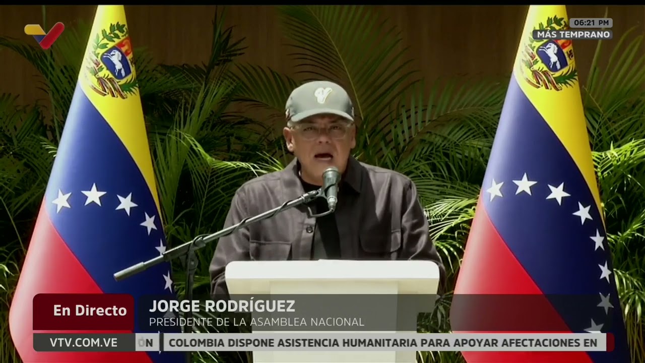 Jorge Rodríguez, 26 de junio de 2026, declaraciones tras terremotos en Venezuela (completo)