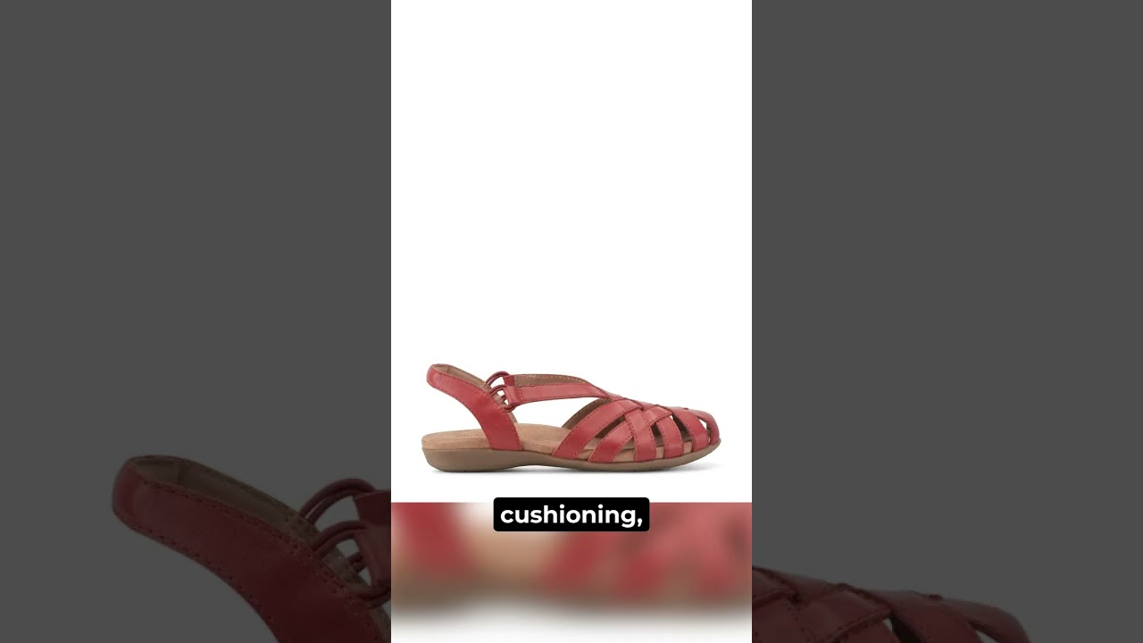 Watch Earth Berri Woven Slip-On - Cushioned Arch Support Women's Sandal video