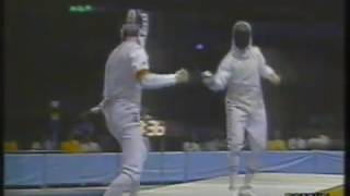 1988 OLIMPIADI SEUL  FINALE FIORETTO MASCHILE INDIVIDUALE - STEFANO CERIONI MEDAGLIA D'ORO