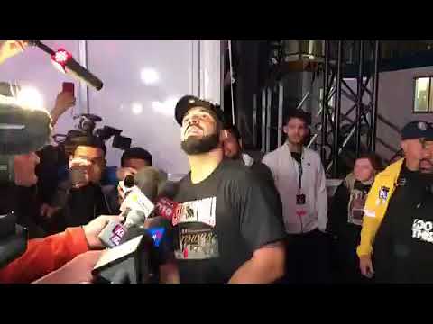 DRAKE POST GAME INTERVIEW AFTER RAPTORS WIN