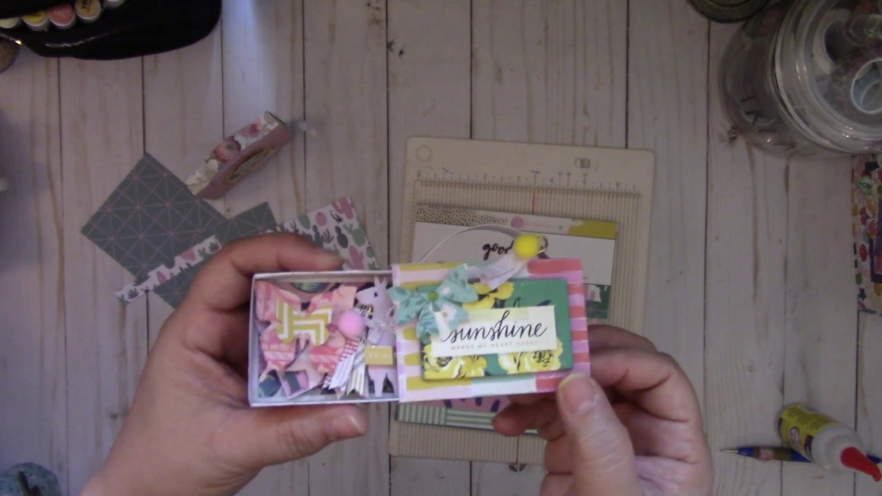 Tiny Matchbox Suitcase ~ Tutorial