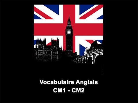 Vocabulaire anglais CM1-CM2 Video