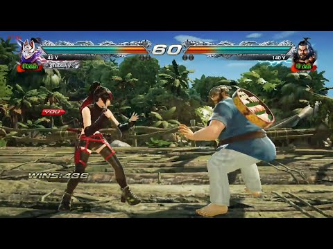 387_2 Kunimitsu vs Ganryu - Tekken 7 ( Uchiha x24 ) PC sin Grafica