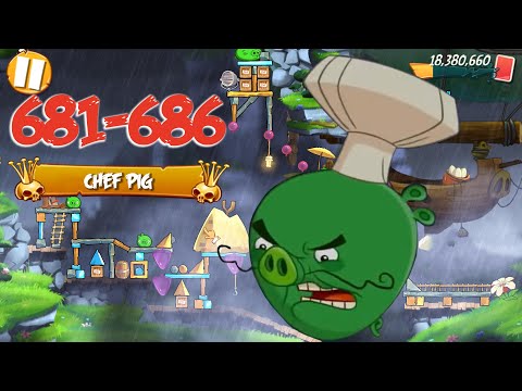 COBALT PLATEAUS HAMBERG - ANGRY BIRDS 2 PC LEVEL 681-686 BOSSLEVEL CHEF PIG
