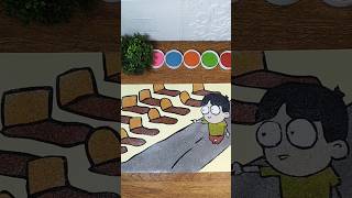 Download lagu JANGAN NUNJUK KUBURAN,PAMALI //MEWARNAI GAMBAR DENGAN PASIR WARNA SAMBIL BERCERITA #shorts #sand mp3