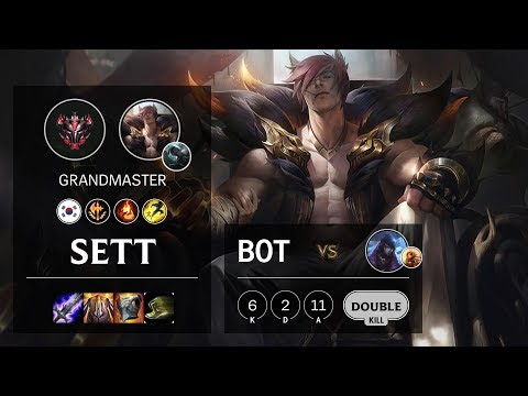 Sett Bot vs Aphelios - KR Grandmaster Patch 10.12