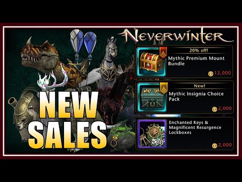 NEW SALES: Premium Mount Bundle, Mythic Insignia Choice Pack,  Magnificent Lockbox! - Neverwinter