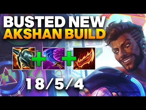 Akshan ADC Gameplay - This Weird New Akshan Build Makes Him God Tier | League of Legends