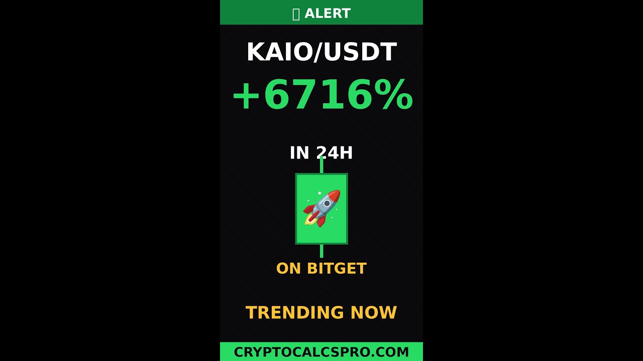 KAIO PUMPING +6716% — What Next? — Real Crypto Examples — Real Trader Setup