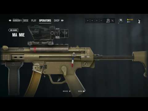 New DOC MA MIE charm Rainbow Six Siege