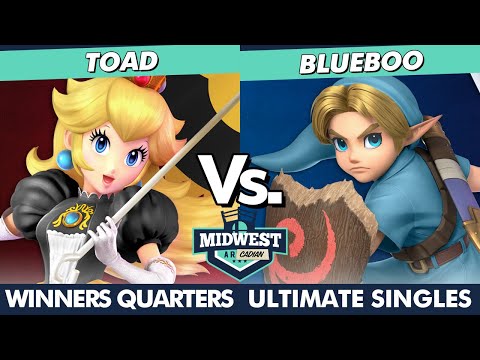 Midwest Arcadian 3 Winners Quarters - Toad (Peach) Vs. Blueboo (Young Link) SSBU Ultimate Tournament