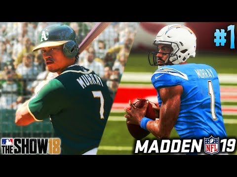 Kyler Murray 2 Sport Career Mode! Madden 19 | MLB The Show 18 Ep. 1