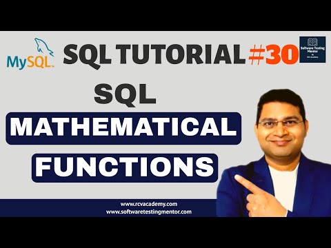 Sql Tutorial 30 Sql Mathematical Functions Math Functions In Sql