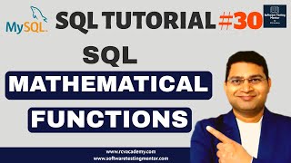 Download the video "SQL Tutorial #30 - SQL Mathematical Functions | Math Functions in SQL"