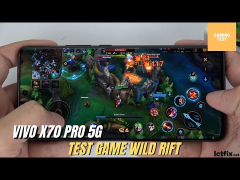 Vivo X70 Pro League of Legends Mobile Wild Rift Gaming test | LOL Mobile