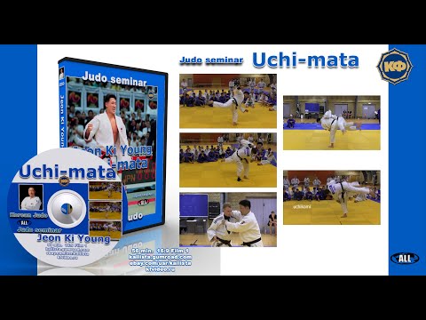 Judo lessons from South Korean judoka Jeon Ki Young. Uchi-mata.