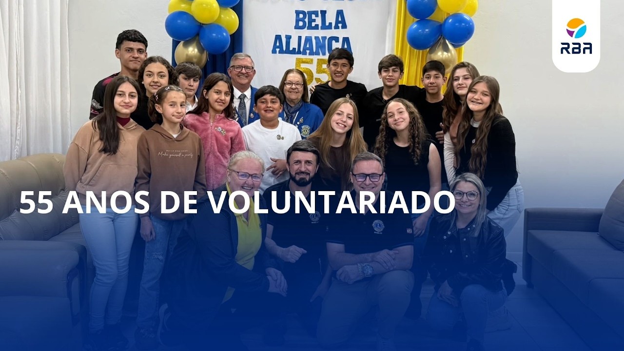 Lions Club de Rio do Sul Bela Aliança celebra de 55 anos