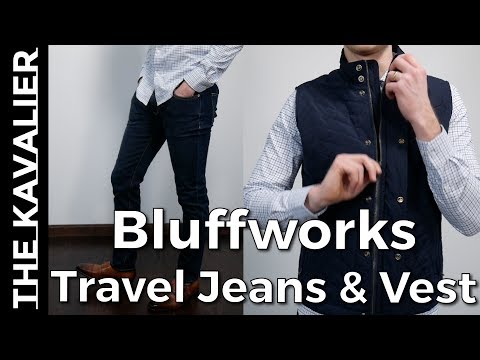 Bluffworks Travel Jeans & Performance Vest Unboxing