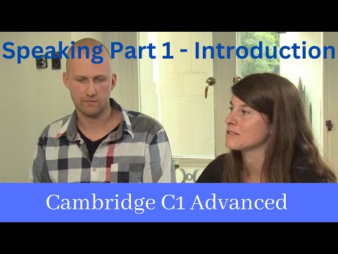 Cambridge C1 Advanced Speaking Part 1(CAE)! Real exam