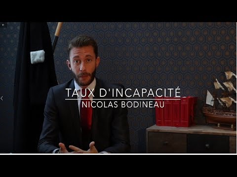 Le taux d'incapacité des victimes d'accident du travail et de maladie professionnelle