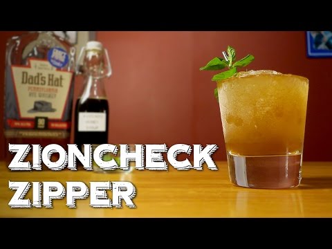 Zioncheck Zipper - a Mint Julep Remix with Honey & Rye Whiskey (Recipe via The Dollop)