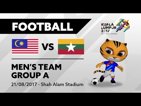 KL2017 29th SEA Games |  Men's Football - MAS 🇲🇾 vs MYA 🇲🇲 | 21/08/2017