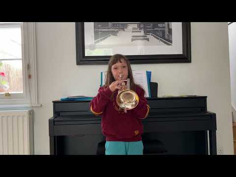 Cecilia playing 'Minuet' by Diabelli [Schagerl Music - Gansch Horn Challenge]