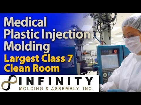 Injection molding of medical parts - clean room - infinity i...