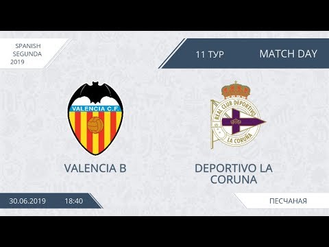 AFL19. Spain. Segunda. Day 11. Valencia B - Deportivo La Coruna.