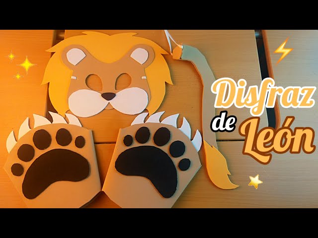 Vídeo relacionado con Fartoni Disfraz de León con Diadema, Guantes y Cola para Niño o Niña - Accesorios para Disfraces de Animales