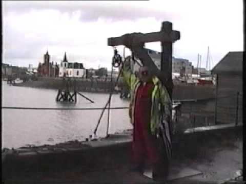 BBC film set on Cardiff Docks