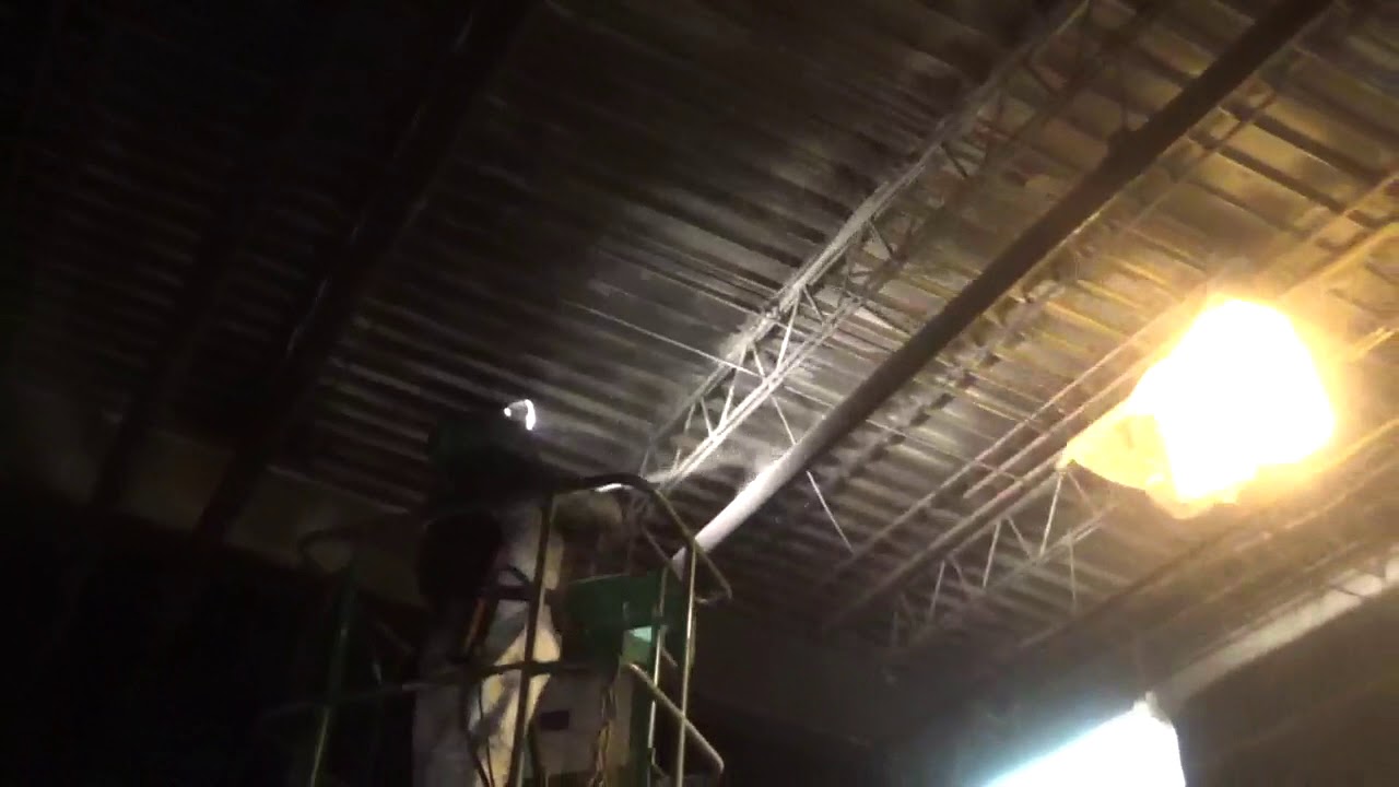 Industrial Ceiling Painting - Cob Blasting