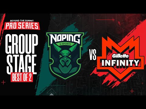 NoPing vs Infinity Game 2 - BTS Pro Series 5: Group Stage w/ MLP & johnxfire