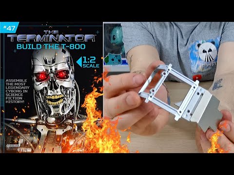 Build The Terminator T-800 Issue 47 -Working On The Centre Pelvis (Speed Build)