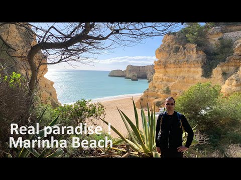 Portugal | Algarve | Praia da Marinha e a passagem secreta para a Praia do Buraco (Isto é mesmo o paraíso!)